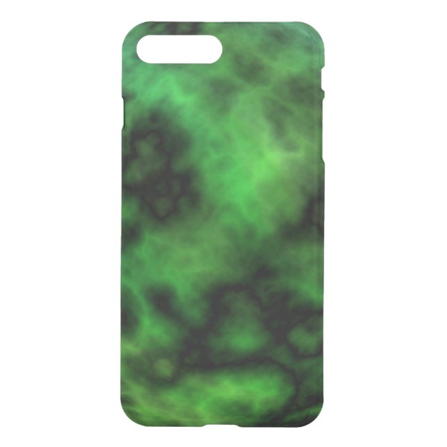 Funky Neon Green Emerald Halloween Abstract Uncommon iPhone Case (Back)
