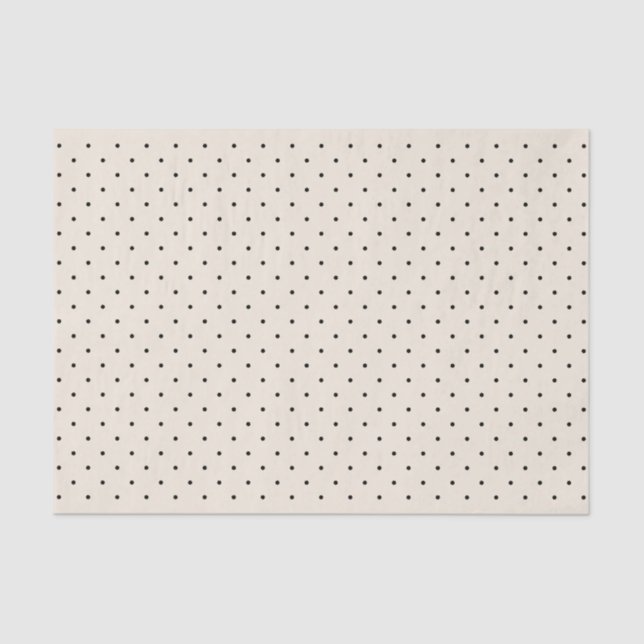 Funky Neutral Dots Tissue Paper (Front)