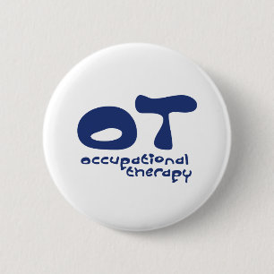 Funky Occupational Therapy Pinback Button