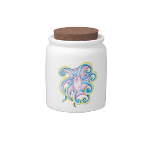 Funky Octopus Candy Jar