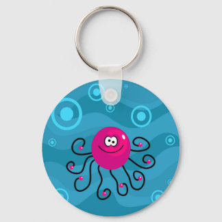 Funky Octopus Keychain