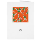 Funky orange chilli peppers (Back)