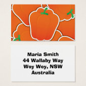 Funky orange pepper (Front & Back)