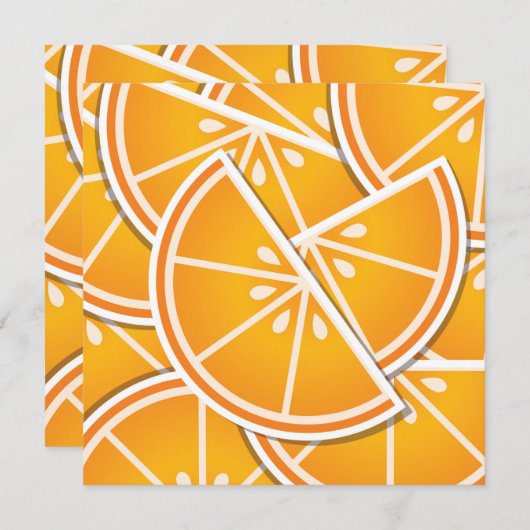 Funky orange wedges (Front/Back)