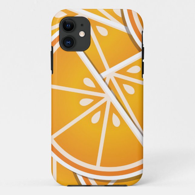 Funky orange wedges Case-Mate iPhone case (Back)