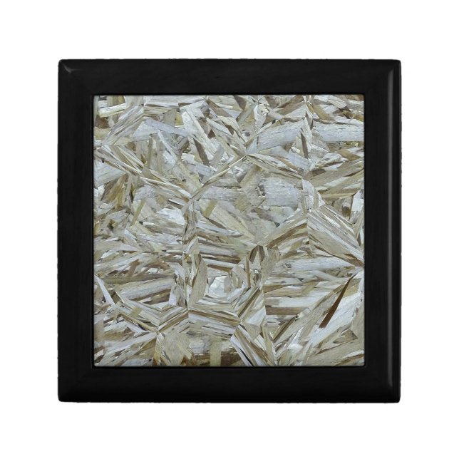 Funky OSB Texture Construction Chipwood Gift Box (Front)