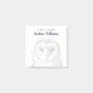 Funky Owl Portrait Post-it Notes