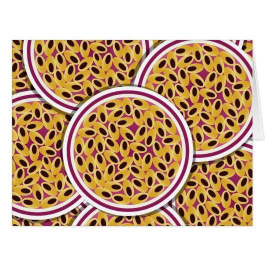 Funky Passion fruit Cards (Front Horizontal)