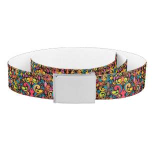 Funky pattern belt