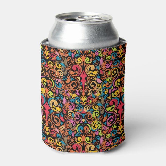 Funky pattern can cooler (Can Front)