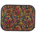 Funky pattern car mat