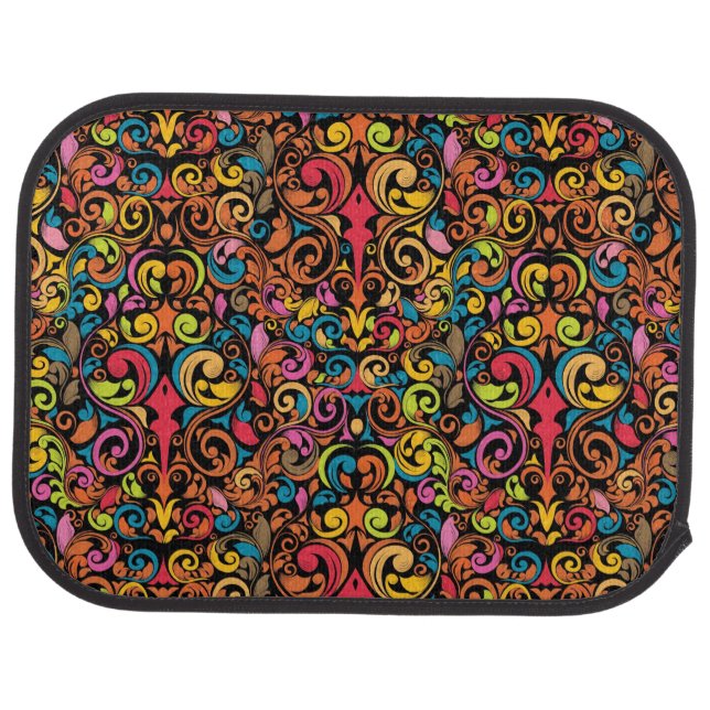 Funky pattern car mat (Rear)
