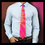 Funky Pattern Citrus Orange Yellow & Hot Pink Neck Tie<br><div class="desc">Funky Pattern in Citrus Orange Yellow and Hot Pink. Original hand drawn design from the Loud and Sassy store. A unique piece of wearable art. Makes a a stylish gift and a great stocking stuffer.</div>