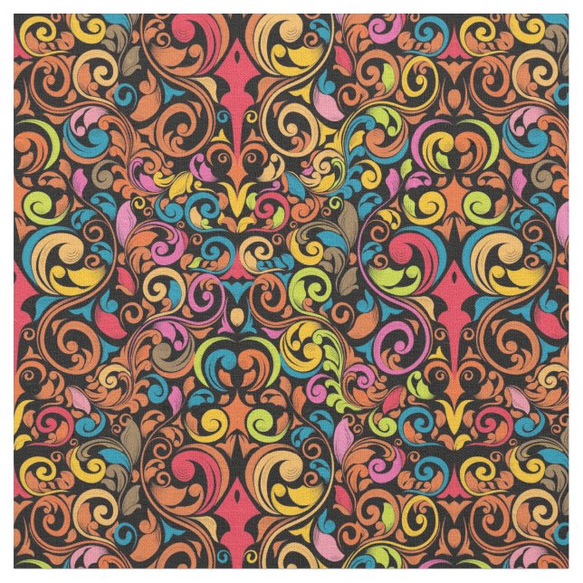 Funky pattern fabric (Close Up)