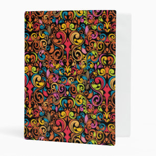 Funky pattern mini binder