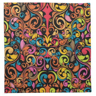 Funky pattern napkin