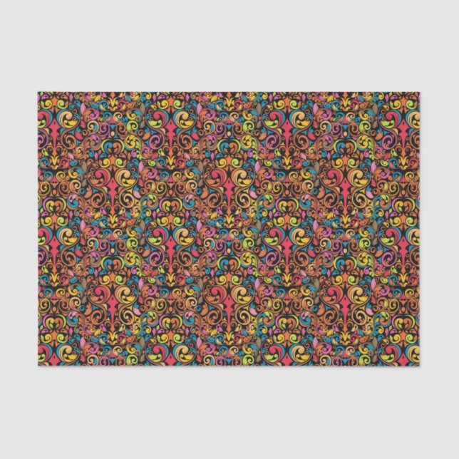 Funky pattern tissue paper (Front)