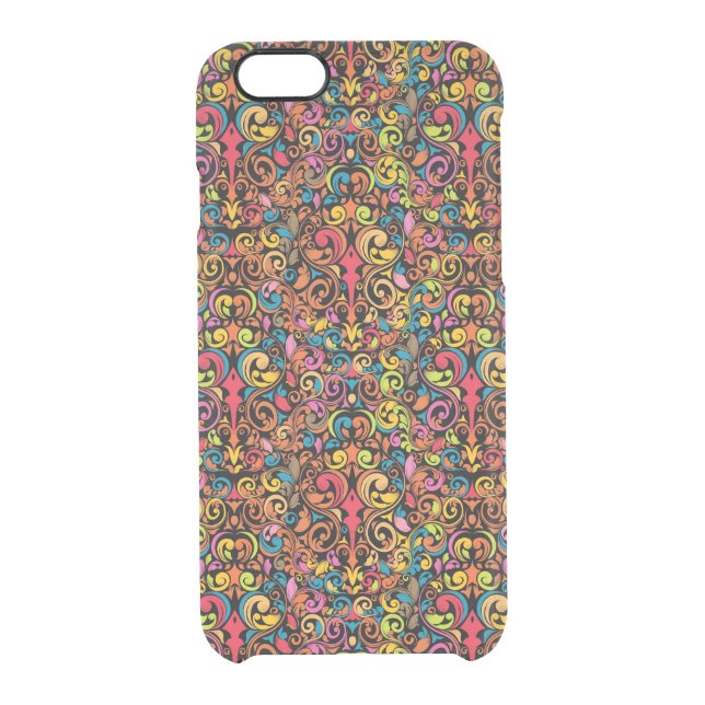 Funky pattern uncommon iPhone case (Back)