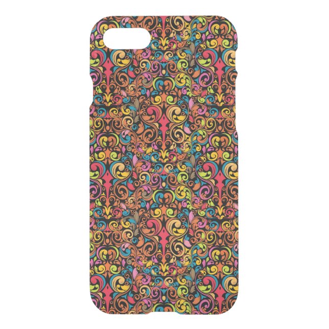 Funky pattern uncommon iPhone case (Back)