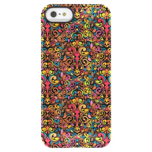 Funky pattern uncommon iPhone case (Back)
