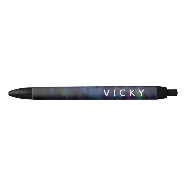 Funky personalized abstract smokey water color  C Pen (Front)