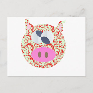 Funky Pig Postcard