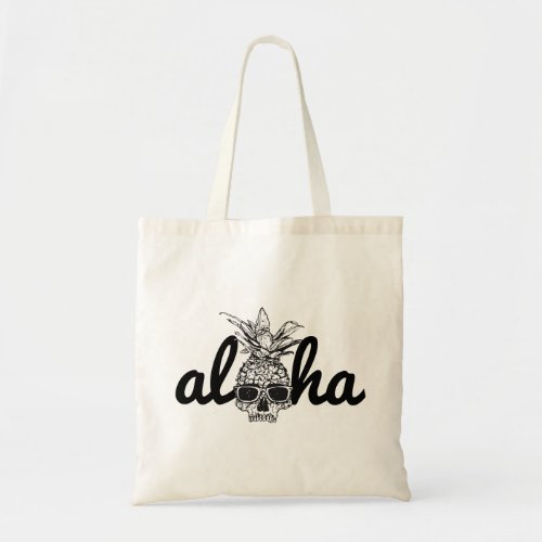 Funky Pineapple Aloha Hawaii Summer Fun Tote Bag