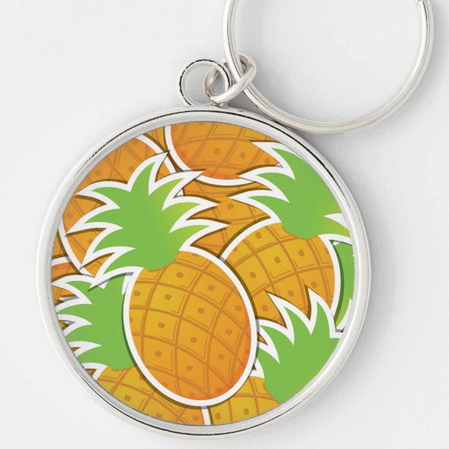 Funky pineapple keychain (Front)