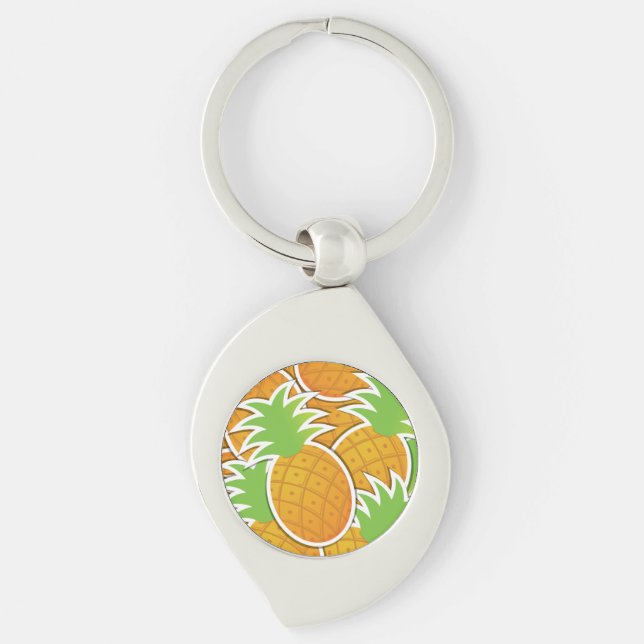 Funky pineapple keychain (Front)