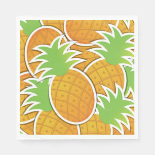 Funky pineapple napkins