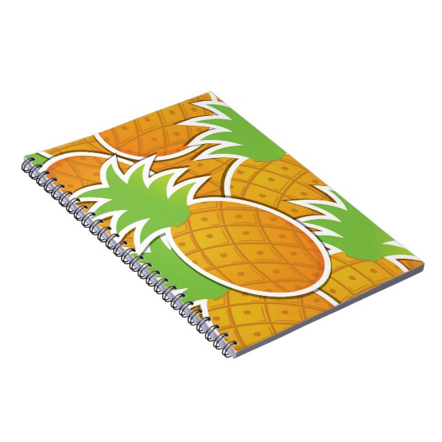 Funky pineapple notebook (Right Side)