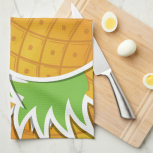 Funky pineapple towel