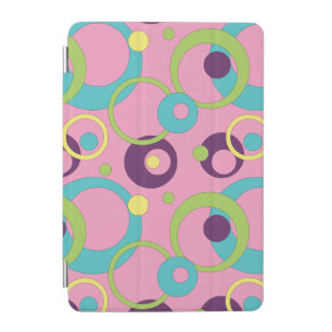Funky Pink Circles iPad Cover
