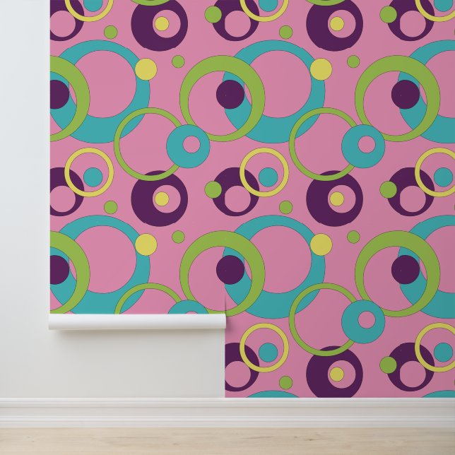 Funky Pink Circles Wallpaper (Application)