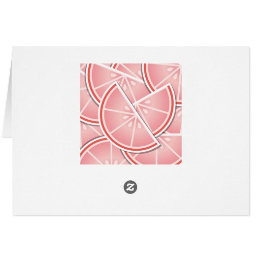 Funky pink grapefruit wedges (Back Horizontal)