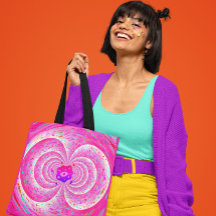Funky Pink Spiral