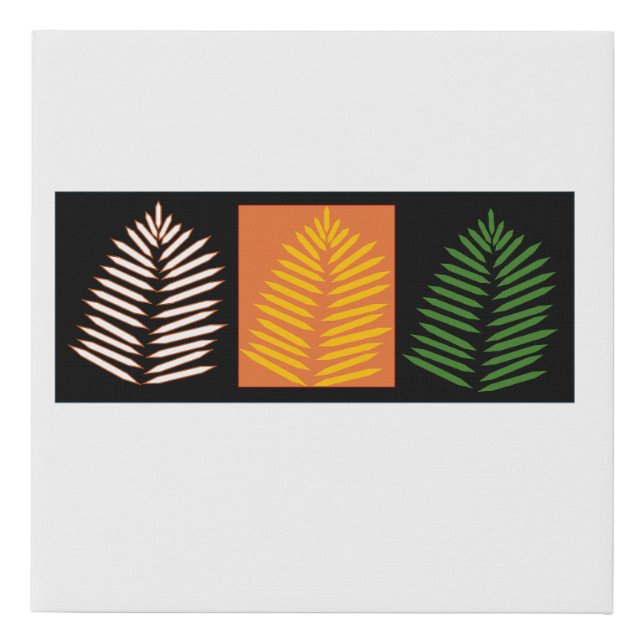 Funky Pinnate Wall Art (Front)