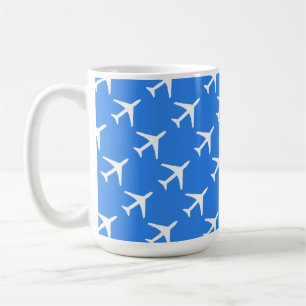 Funky Plane Airplane Pilot Aviation Flying Sky Coffee Mug