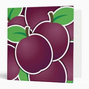 Funky plum binder