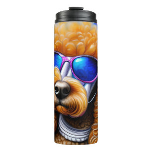 Funky Poodle Thermal Tumbler