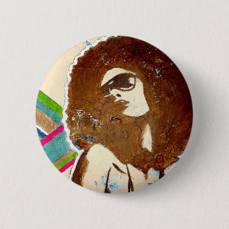 Funky, pop-art accessory button. button