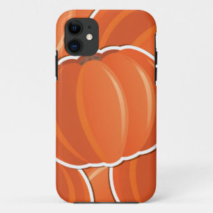 Funky pumpkin iPhone 11 case
