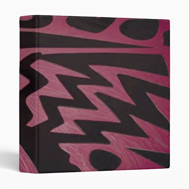Funky Purple Avery Binder (Front/Spine)