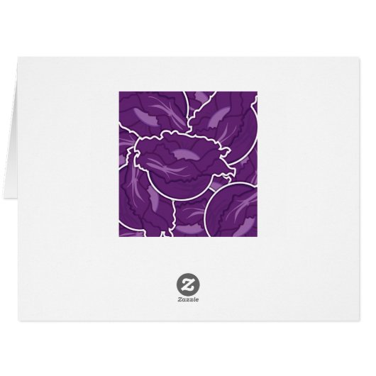 Funky purple cabbage (Back Horizontal)