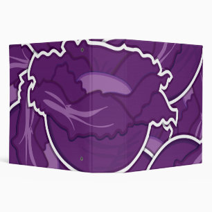 Funky purple cabbage binder
