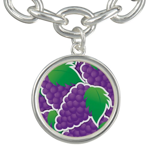 Funky purple grapes bracelet (Design)