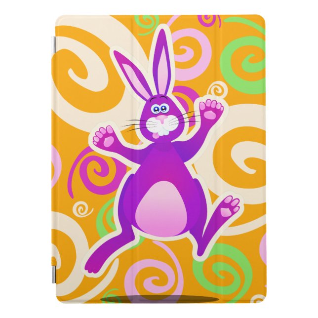 Funky rabbit, iPad case (Front)