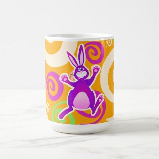 Funky rabbit, mug