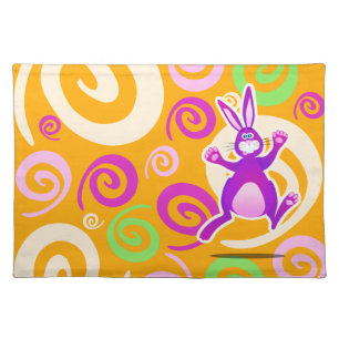 Funky rabbit, placemat