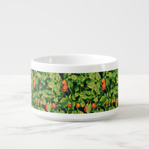 Funky Red Chili Green Leaves Chili Bowl